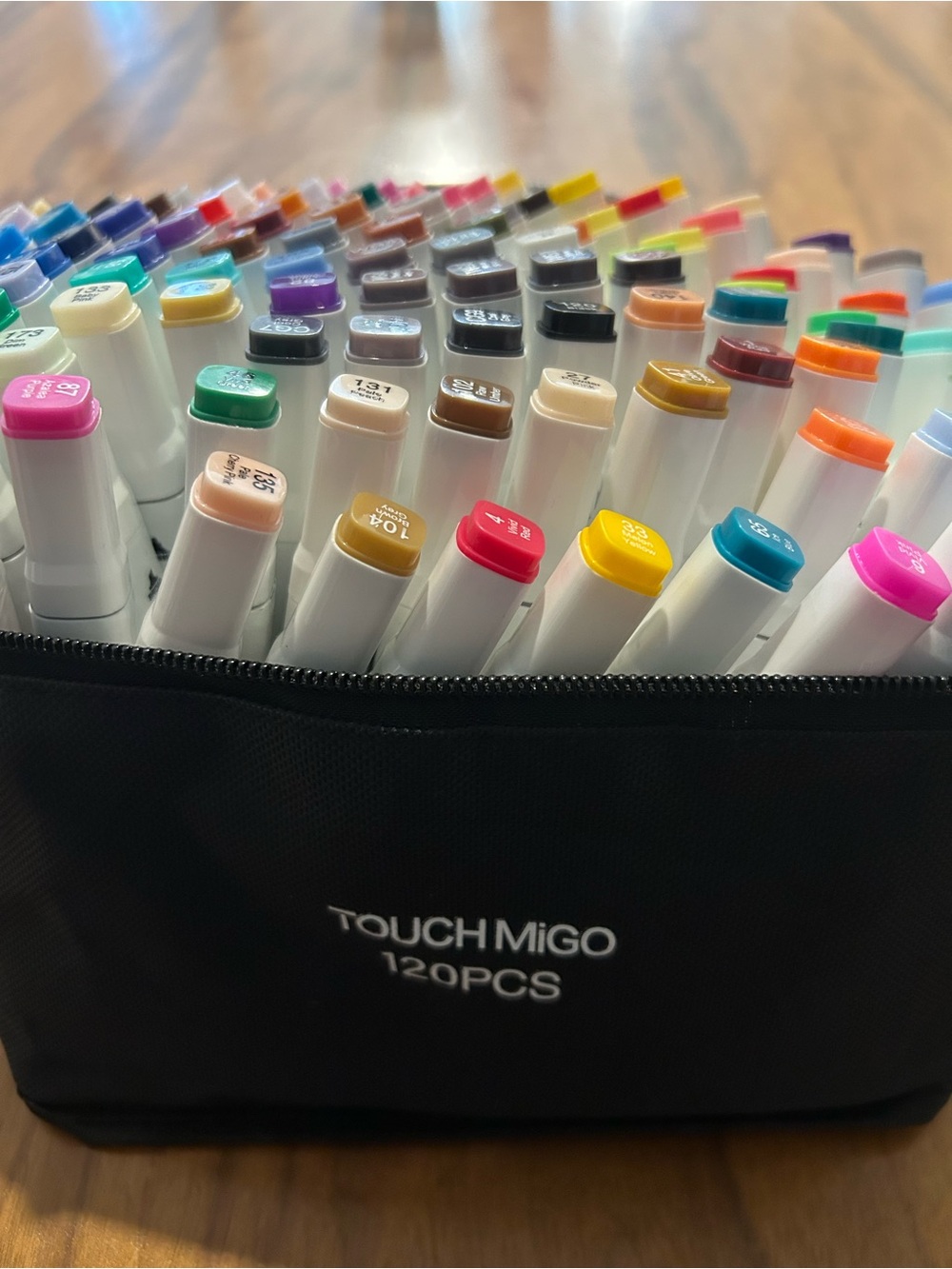 TOUCHMiGO 120PCS Dual Tip Marker Set - Multicolor - Picture 1 of 8